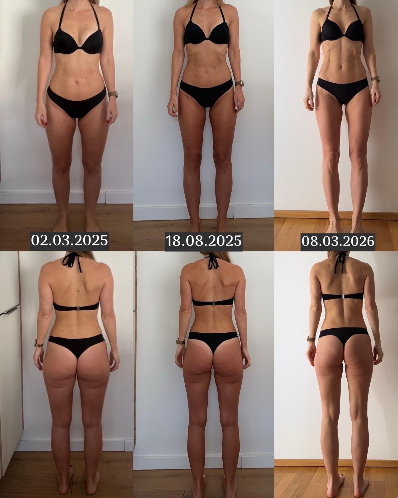 Claudia Kieler progression documented over twelve months
